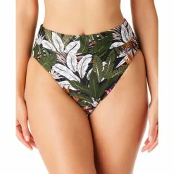 Brand new ⌛ Bar III 👩 Women's La Planta High-Rise 👙 Bikini Bottoms, Created For Macy's Multi Tropical ⭐