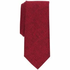 Cheap 👏 Bar III Men's Bolans Solid Tie, Created For Macy's Red 😉