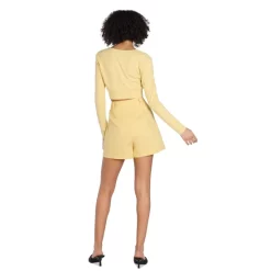 Hot Sale ๐ Bar III ๐ฉ Women's Solid Lace-Up Mesh Midi ๐ Dress, Created For Macy's Royal Amaryllis ๐