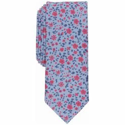 Best deal 👏 Bar III Men's Laroza Floral Skinny Tie, Created For Macy's Coral 🎁