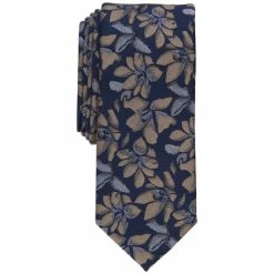 Top 10 💯 Bar III Men's Cambria Skinny Floral Tie, Created For Macy's Taupe 😀