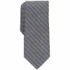 Budget 😀 Bar III Men's Vernon Stripe Tie, Created For Macy's Grey 🎉