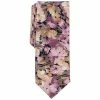New 😀 Bar III Men's Hey Floral Skinny Tie, Created For Macy's Pink ⭐