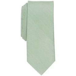 Flash Sale 🛒 Bar III Men's Meadow Skinny Textured Tie, Created For Macy's Green 🛒