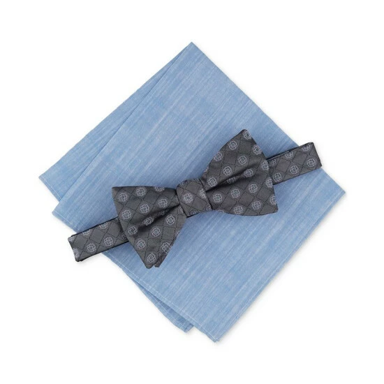 Cheap ๐ฅ Bar III Men's Moylan Medallion Bow Tie & Pocket Square Set, Created For Macy's Grey ๐ 1 Cheap ๐ฅ Bar III Men's Moylan Medallion Bow Tie & Pocket Square Set, Created For Macy's Grey ๐