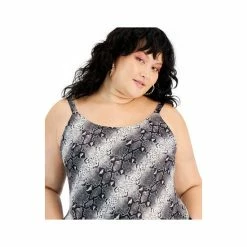 Cheap 🌟 Bar III Plus Size Animal-Print Camisole Top, Created For Macy's Grey Snake 😉 -Cheap Bar III Store unnamed file 2277
