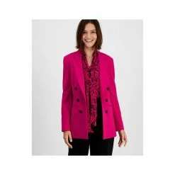 Best Pirce 🧨 Bar III 👩 Women's Compression Boyfriend Long-Sleeve Blazer Jazz Berry 🔔 -Cheap Bar III Store unnamed file 2305