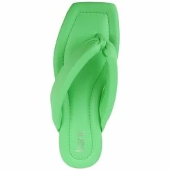Best deal ✨ Bar III Cloverr Thong Flat 🩴 Sandals, Created For Macy's Green ❤️ -Cheap Bar III Store unnamed file 2312