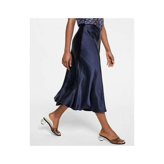 Best reviews of π Bar III π© Women's Satin Flared π Skirt, Created For Macy's Bar Navy π₯° 2 Best reviews of π Bar III π© Women's Satin Flared π Skirt, Created For Macy's Bar Navy π₯° - Image 2