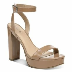 Hot Sale 💯 Bar III Ivy Platform 👗 Dress 🩴 Sandals, Created For Macy's Camel 🎁