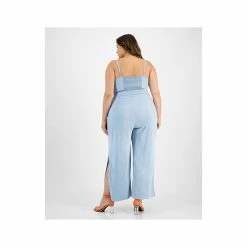 Best reviews of 🤩 Bar III Plus Size Sleeveless Cutout Jumpsuit, Created For Macy's Blue Whisper 💯 -Cheap Bar III Store unnamed file 2364