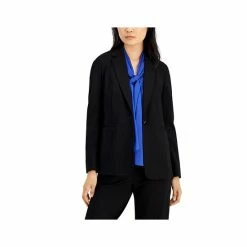 Cheapest 😀 Bar III 👩 Women's Single Button Blazer, Created For Macy's Black 🌟 -Cheap Bar III Store unnamed file 2371