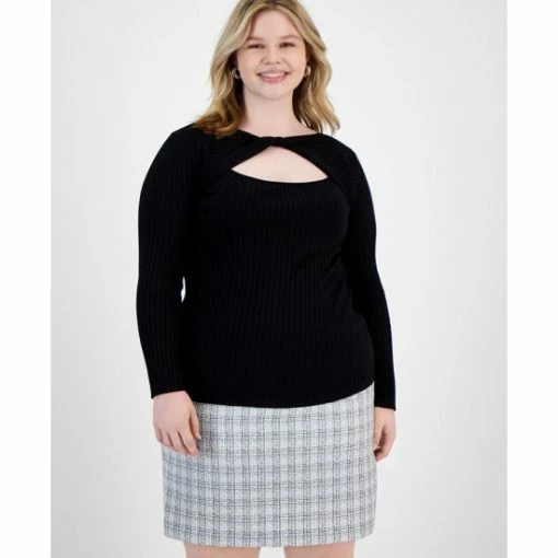 Outlet ๐ Bar III Plus Size Cut-Out Twist Neck Sweater, Created For Macy's Black ๐ 3 Outlet ๐ Bar III Plus Size Cut-Out Twist Neck Sweater, Created For Macy's Black ๐ -Cheap Bar III Store unnamed file 2383