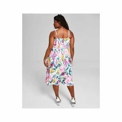 Wholesale ⭐ Bar III Plus Size Sleeveless Wrap Midi 👗 Dress, Created For Macy's Barbados Orchid 🥰 -Cheap Bar III Store unnamed file 2395