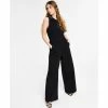 Best reviews of 😍 Bar III Ponté-Knit Wide-Leg Pants, Created For Macy's Deep Black ✨