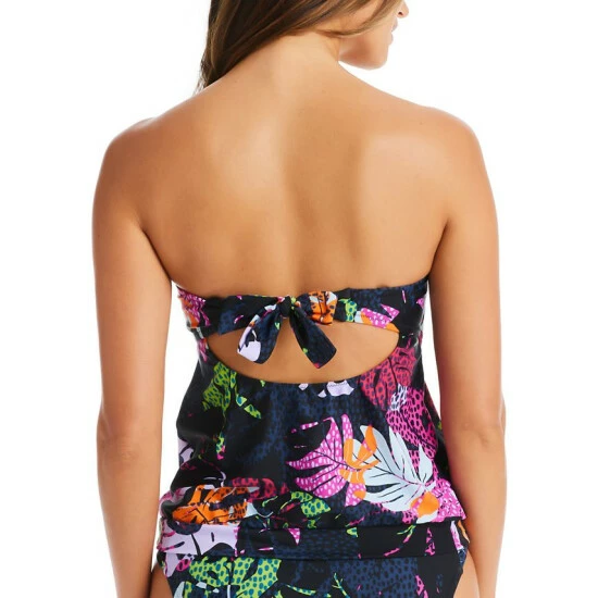 Cheapest 😀 Bar III 👩 Women's Paradise Palms Convertible Tropical-Print Tankini Top, Created For Macy's Multi ✔️ 2 Cheapest 😀 Bar III 👩 Women's Paradise Palms Convertible Tropical-Print Tankini Top, Created For Macy's Multi ✔️ - Image 2