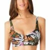 Best reviews of 👍 Bar III 👩 Women's La Planta Front-Cutout 👙 Bikini Top, Created For Macy's Multi Tropical ⭐