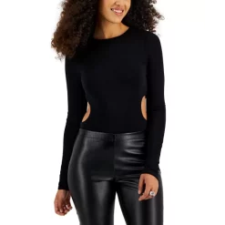 New 😍 Bar III 👩 Women's Square-Neck Printed-Mesh Top, Created For Macy's Reanna Rose A 👍