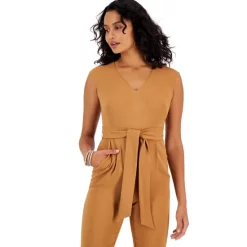 Outlet ❤️ Bar III 👩 Women's Embroidered Funnel-Neck Sheer-Sleeve Top, Created For Macy's Black 👏