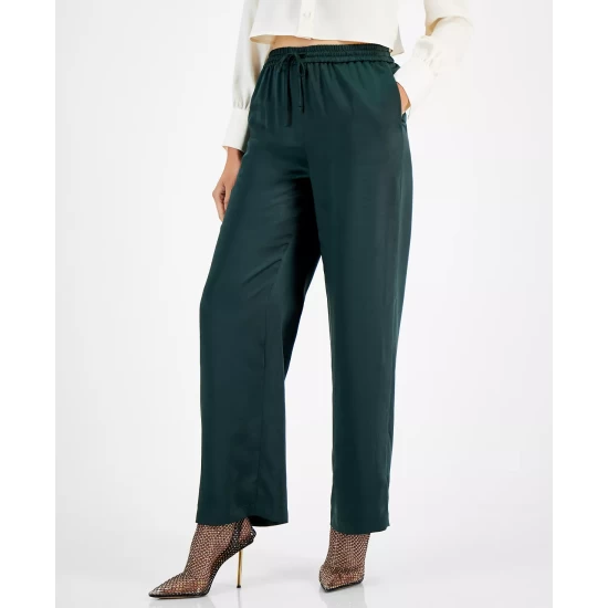 Brand new ๐ Bar III ๐ฉ Women's Studded Waist Detail Pull-On Leggings, Created For Macy's Deep Black โ 2 Brand new ๐ Bar III ๐ฉ Women's Studded Waist Detail Pull-On Leggings, Created For Macy's Deep Black โ - Image 2