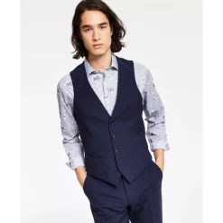 Promo 🎁 Bar III Men's Slim-Fit Wool Suit Vest, Created For Macy's Charcoal 🎁 -Cheap Bar III Store unnamed file 282
