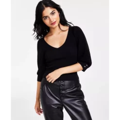 Flash Sale 🎉 Bar III 👩 Women's Compression Single-Button Blazer, Created For Macy's Gaucho Brown ✔️