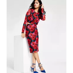 Budget ❤️ Bar III Petite Midi Bodycon 👗 Dress, Created For Macy's Deep Black ⌛ -Cheap Bar III Store unnamed file 313