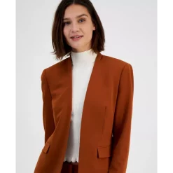 Best Sale 🌟 Bar III 👩 Women's Cropped Velvet Top, Created For Macy's Deep Black 🎉