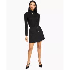 Outlet 🌟 Bar III 👩 Women's Faux-Leather Belted Cuffed Shorts, Created For Macy's Rare Wood ✨ -Cheap Bar III Store unnamed file 332