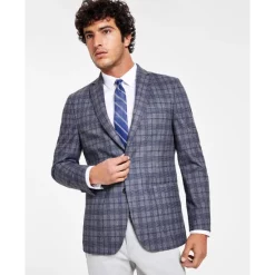 Best deal 🧨 Bar III Men's Slim-Fit Gray Knit Blazer, Created For Macy's Grey ❤️ -Cheap Bar III Store unnamed file 339