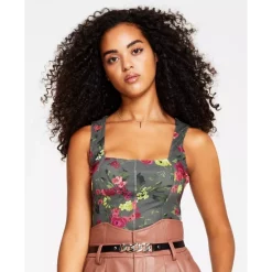 Top 10 ⌛ Bar III 👩 Women's Long-Sleeve Crewneck Tie-Back Romper, Created For Macy's Deep Black ❤️ -Cheap Bar III Store unnamed file 366