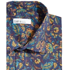 Deals ⭐ Bar III Men's Skinny Fit Wrinkle-Resistant Wool Suit Separate Pant, Created For Macy's Navy 🥰