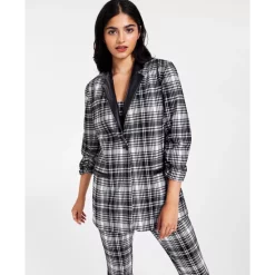Coupon ⭐ Bar III 👩 Women’s Plaid-Print Faux-Leather-Trim Blazer, Created For Macy’s Classic Plaid 🤩 7 Coupon ⭐ Bar III 👩 Women’s Plaid-Print Faux-Leather-Trim Blazer, Created For Macy’s Classic Plaid 🤩 -Cheap Bar III Store unnamed file 443