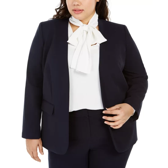 Buy π Bar III π© Women's Bi-Stretch Open-Front Long-Sleeve Jacket, Created For Macy's Dark Clay β¨ 3 Buy π Bar III π© Women's Bi-Stretch Open-Front Long-Sleeve Jacket, Created For Macy's Dark Clay β¨ - Image 3