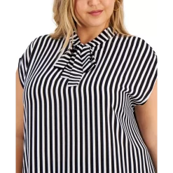 Best Pirce 🌟 Bar III 👩 Women's Long-Sleeve Cut-Out Detail Crewneck Top, Created For Macy's Bright White 😉