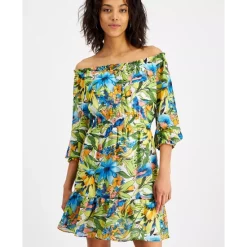 Deals 😉 Bar III Tie Neck Cinched Sleeve Blouse, Created For Macy's Bar White 🤩