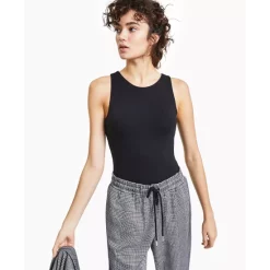 Hot Sale 💯 Bar III 👩 Women's Plaid Notch-Collar Blazer, Created For Macy's Gaucho Brown Multi 🛒