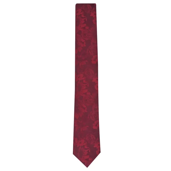 Budget ๐ฏ Bar III Men's Glacier Skinny Floral Tie, Created For Macy's Burgundy ๐ฅฐ 4 Budget ๐ฏ Bar III Men's Glacier Skinny Floral Tie, Created For Macy's Burgundy ๐ฅฐ - Image 4