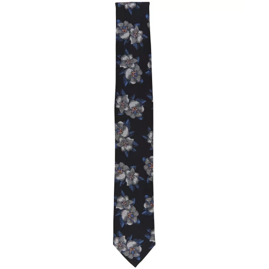 Cheapest ๐ Bar III Men's Farfel Floral Tie, Created For Macy's Black ๐ 3 Cheapest ๐ Bar III Men's Farfel Floral Tie, Created For Macy's Black ๐ - Image 3
