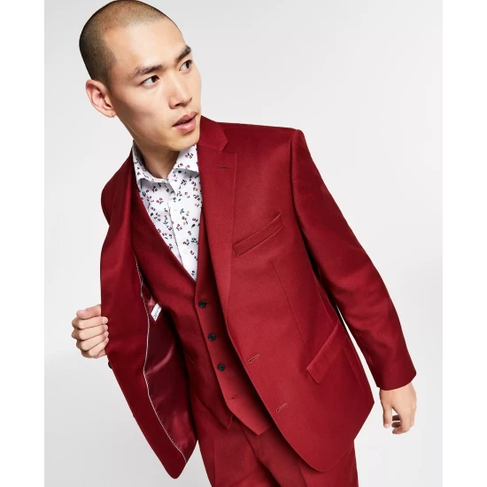 Hot Sale 🔔 Bar III Men's Slim-Fit Kiss-Print 👗 Dress 👕 Shirt, Created For Macy's Black Red ✔️ 3 Hot Sale 🔔 Bar III Men's Slim-Fit Kiss-Print 👗 Dress 👕 Shirt, Created For Macy's Black Red ✔️ - Image 3