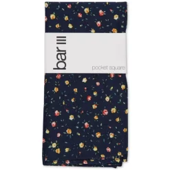 Flash Sale 👏 Bar III Men's Watercolor Floral Pocket Square, Created For Macy's Navy 🎁 -Cheap Bar III Store unnamed file 796