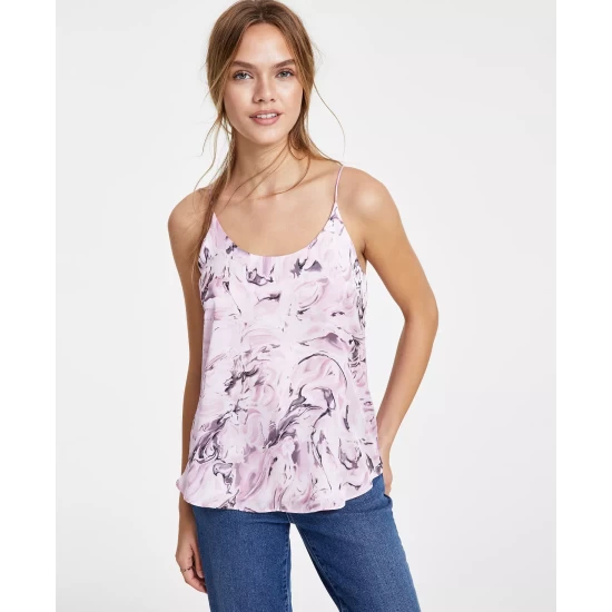 Brand new ๐ Bar III ๐ฉ Women's Sleeveless Printed Square-Neck Mesh Tank Top, Created For Macy's Reanna Rose A ๐ 2 Brand new ๐ Bar III ๐ฉ Women's Sleeveless Printed Square-Neck Mesh Tank Top, Created For Macy's Reanna Rose A ๐ - Image 2