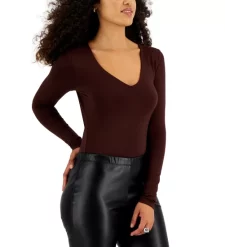 Buy ✨ Bar III 👩 Women’s Ribbed Bodycon 👗 Dress, Created For Macy’s Deep Black 😍