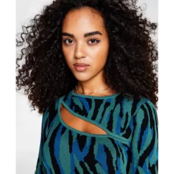 Deals 😉 Bar III Chiffon Fit & Flare 👗 Dress, Created For Macy's Deep Black ⭐ -Cheap Bar III Store unnamed file 97